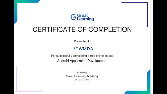 Android development certificate